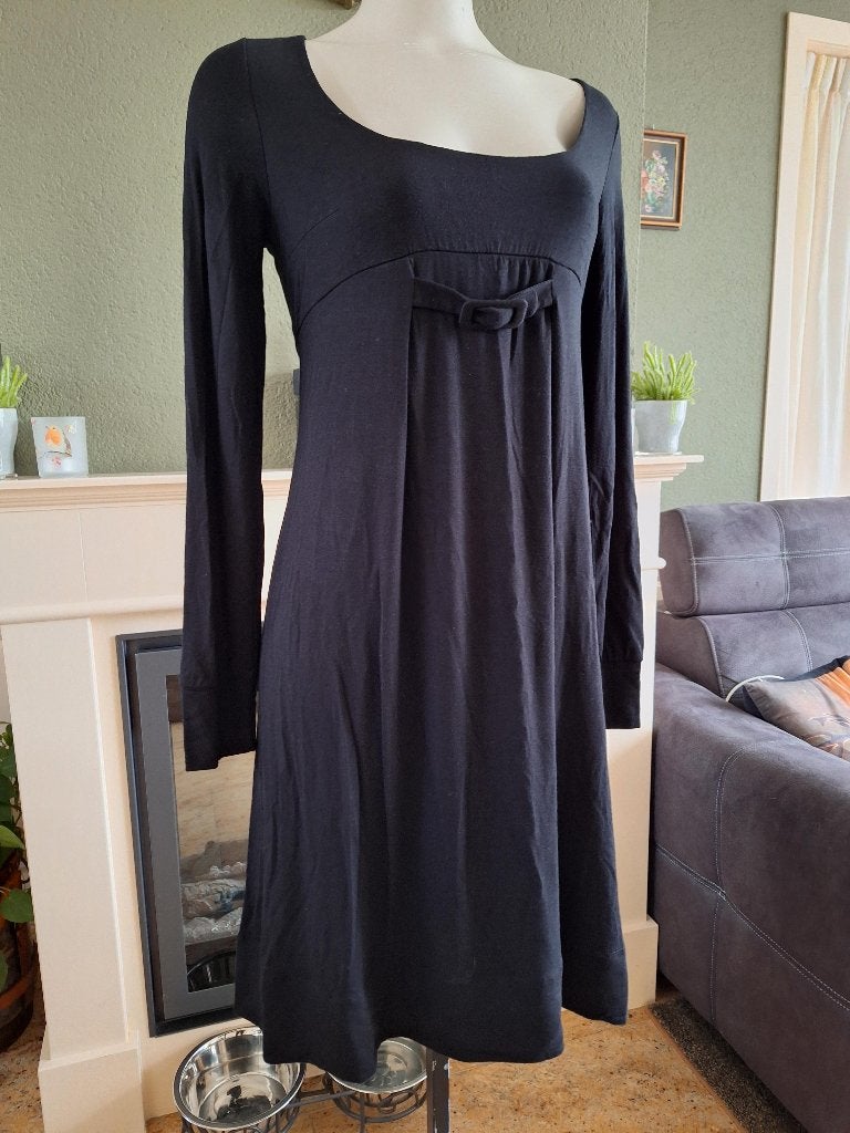 Twinset Twin Set Simona Barbieri jurk zwart M 38 40 jurkje, Maat 38/40 (M), Twinset, Verzenden, Zwart
