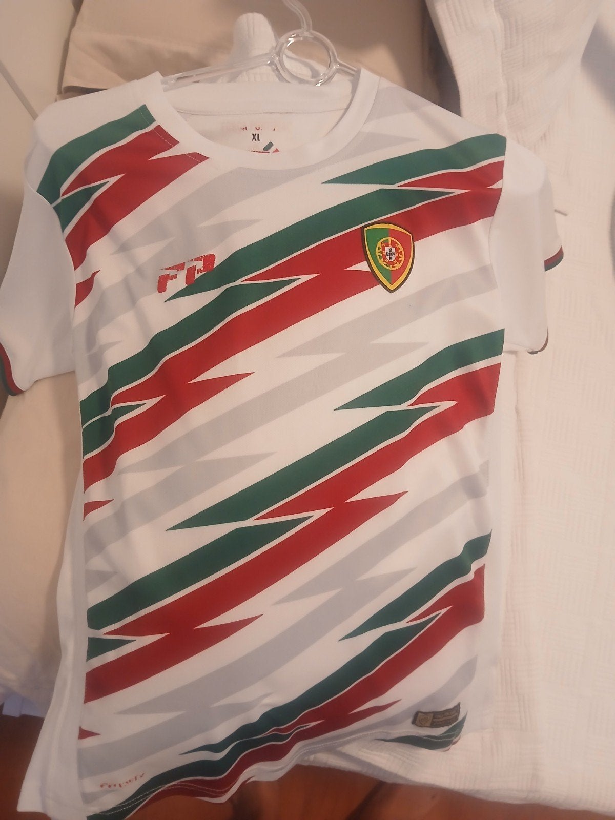 Voetbalshirt Portugal Kinder XL - Wit/Rood/Groen, Ophalen of Verzenden, Gebruikt