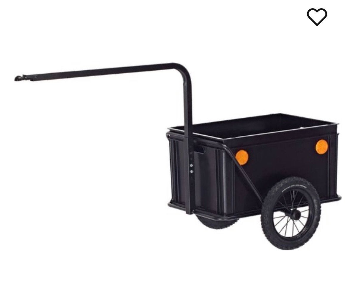 Roland Mini Boy Fietskar - 12 inch wiel - 60 liter - 50 kg, Ophalen, Zo goed als nieuw, Bagagekar, 40 tot 60 kg