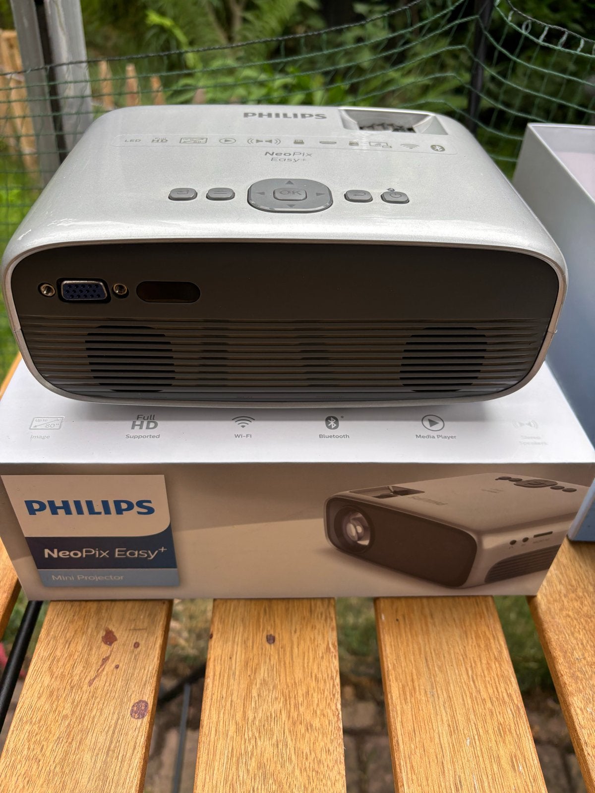 Philips NeoPix Easy+ Mini Projector - Full HD, Ophalen, Zo goed als nieuw, LED, Full HD (1080)