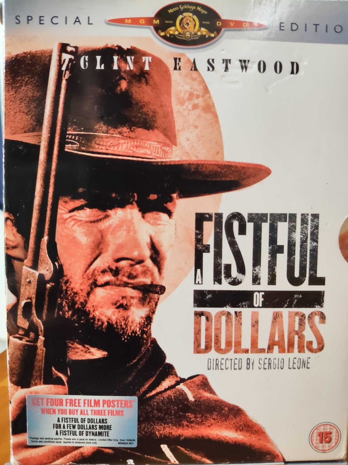 A Fistful of Dollars Dvd UK Import Clint Eastwood, Vanaf 16 jaar, Actie, Engels, Ophalen of Verzenden