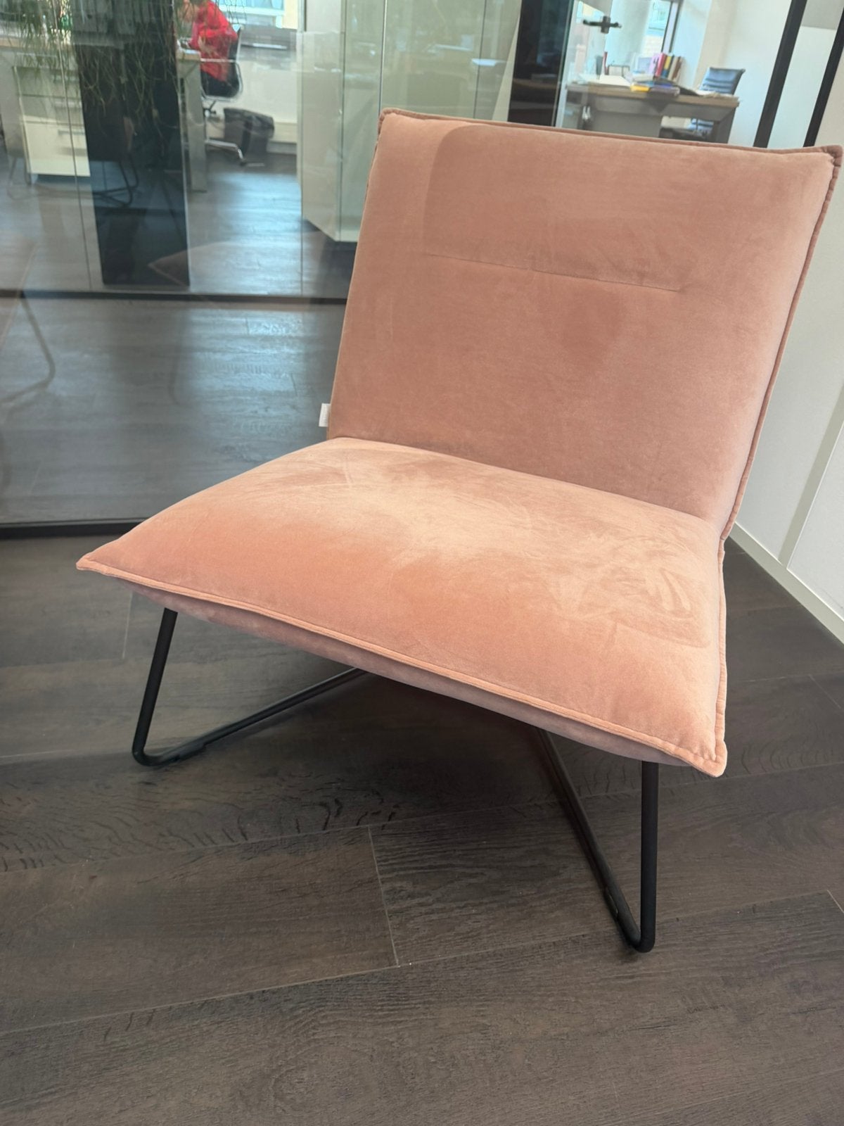 Twee roze stoelen velvet, Ophalen, Zo goed als nieuw, Overige kleuren, Twee