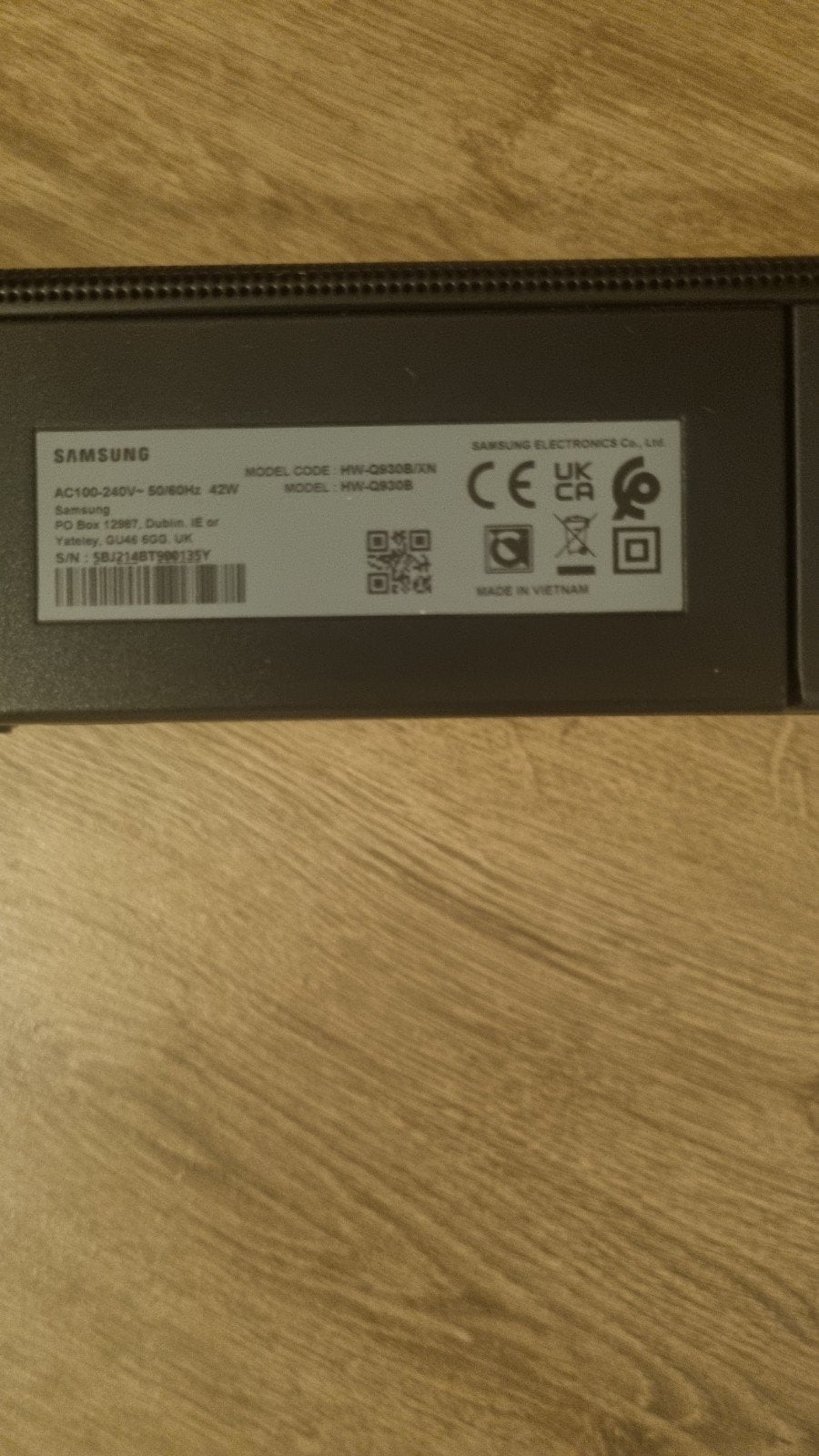 Foto 7 van Samsung HW-Q930B Soundbar met subwoofer en achterspeakers