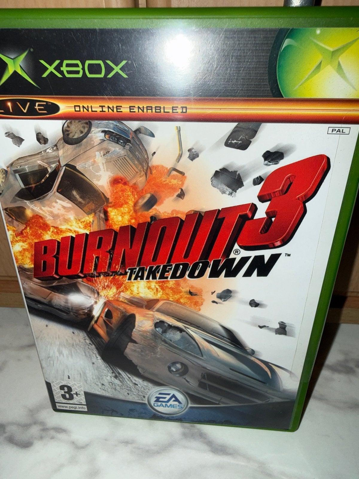 Burnout 3 Takedown - Xbox Original (PAL), Spelcomputers en Games, Games | Xbox Original, Gebruikt, Racen en Vliegen, 2 spelers