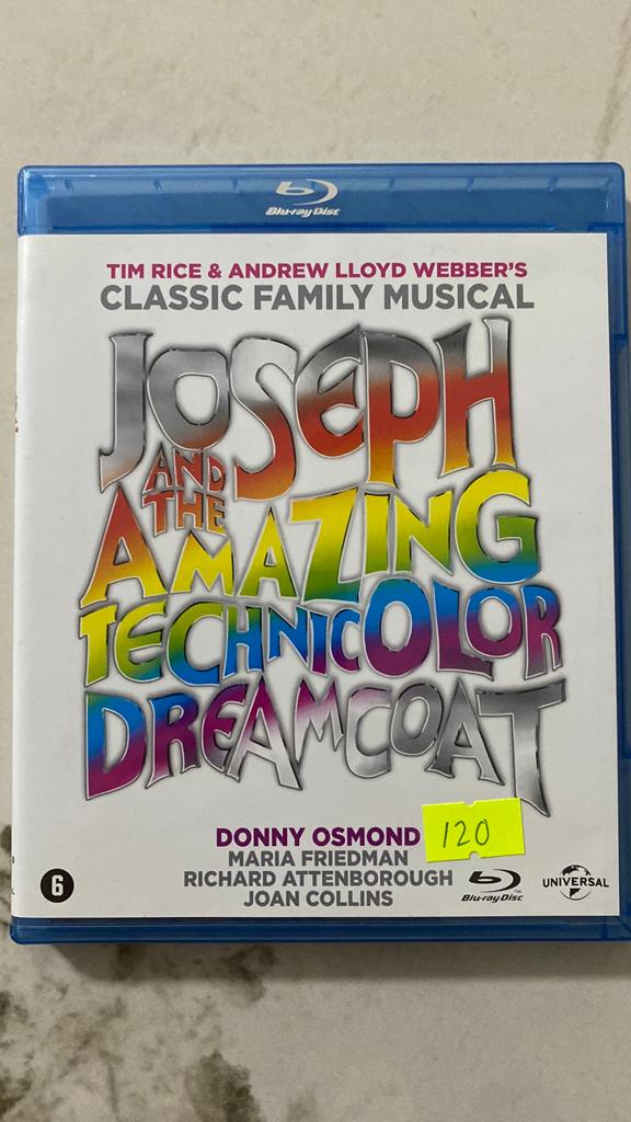 Joseph and the amazing technicolor dreamcoat blu ray NL vers, Cd's en Dvd's, Ophalen of Verzenden, Zo goed als nieuw, Avontuur