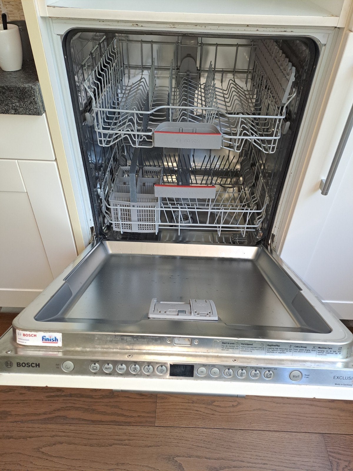 Bosch inbouw vaatwasser (Exvlusiv lijn), Ophalen, Minder dan 85 cm, Minder dan 10 liter, Energieklasse A of zuiniger