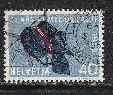 Zwitserland 1958 - Leger des Heils, Postzegels en Munten, Ophalen, Gestempeld