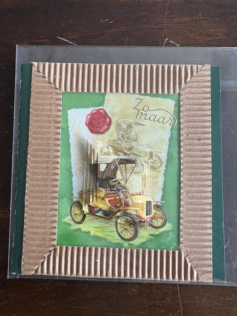 Nieuwe zelfgemaakte kaart gefeliciteerd 3D, Ophalen of Verzenden, Nieuw, Overige thema's