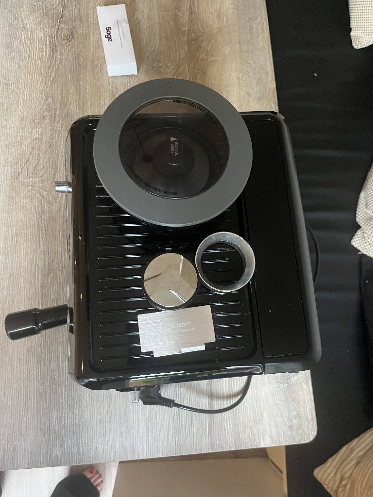 Foto 5 van Sage Barista Express + accessoires | goed onderhouden