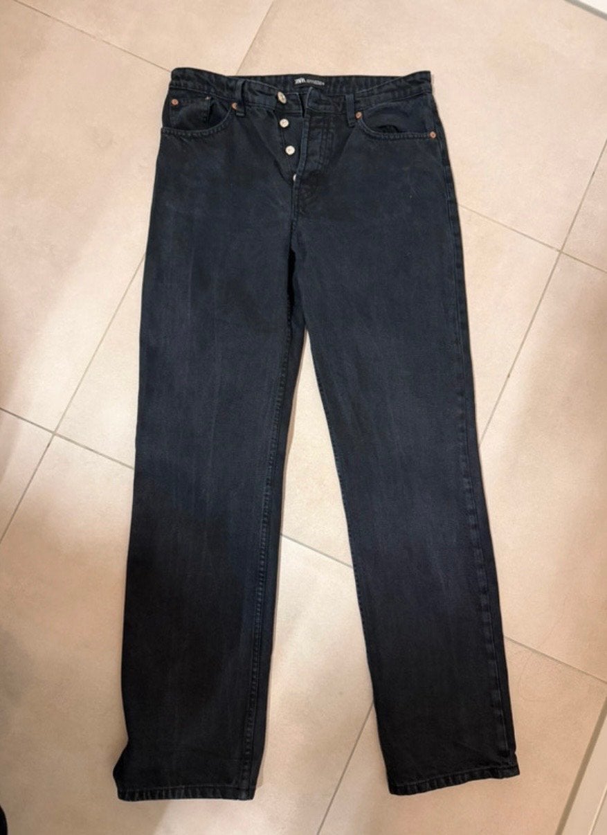 Zara zwarte jeans - maat 42, Ophalen of Verzenden, Gedragen, Zwart, W33 - W36 (confectie 42/44)