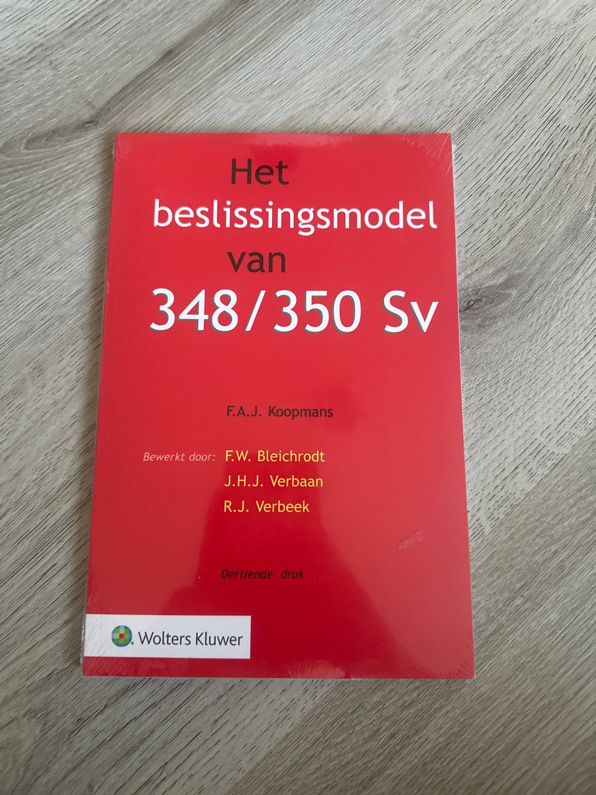 Het beslissingsmodel van 348/350 Sv - Nieuw, Ophalen of Verzenden, Nieuw