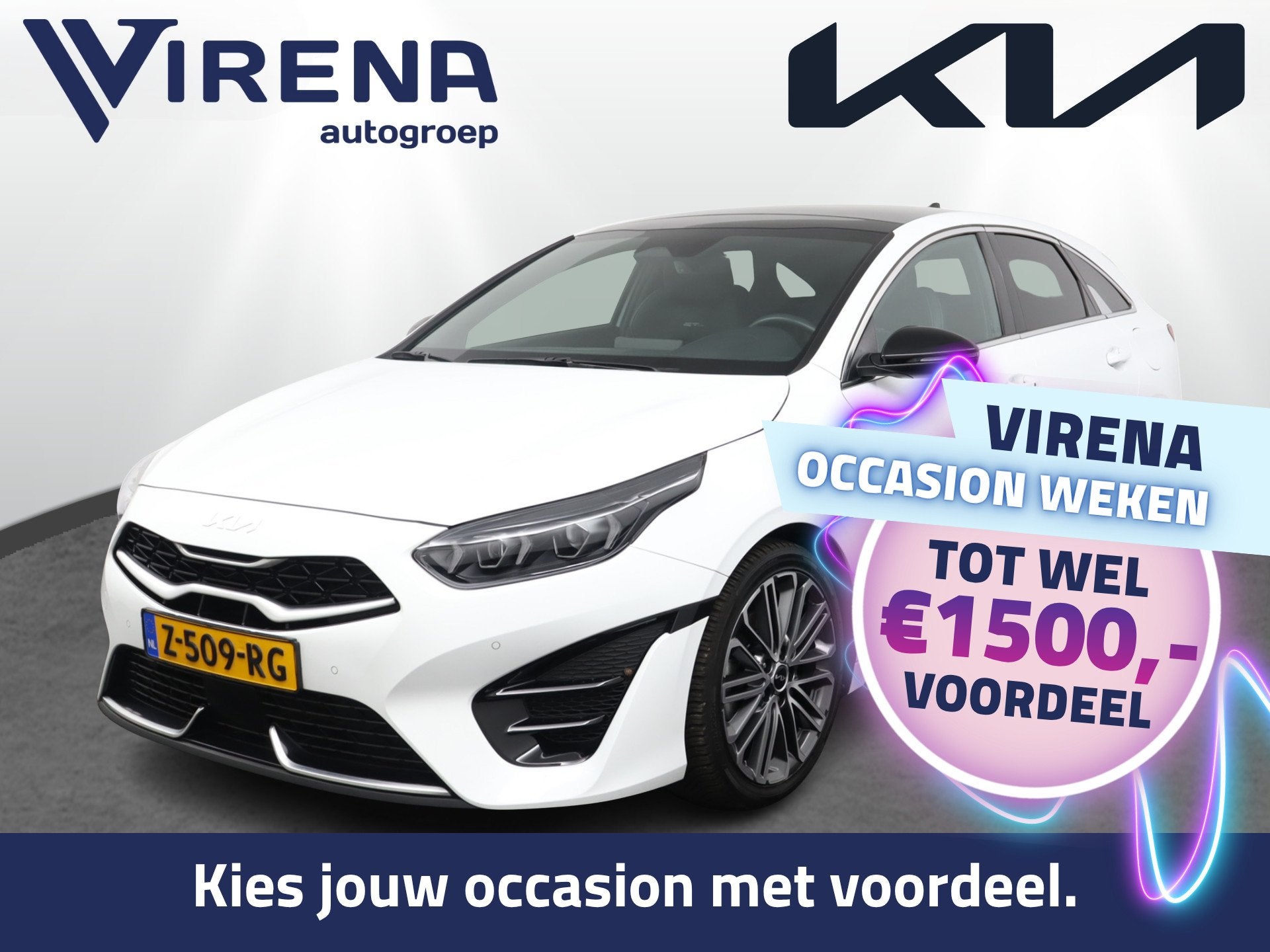 Kia ProCeed 1.5 T-GDi GT-PlusLine Automaat - Lichtmetalen Ve, Auto's, 1325 kg, Gebruikt, 4 cilinders, Met garantie (alle)