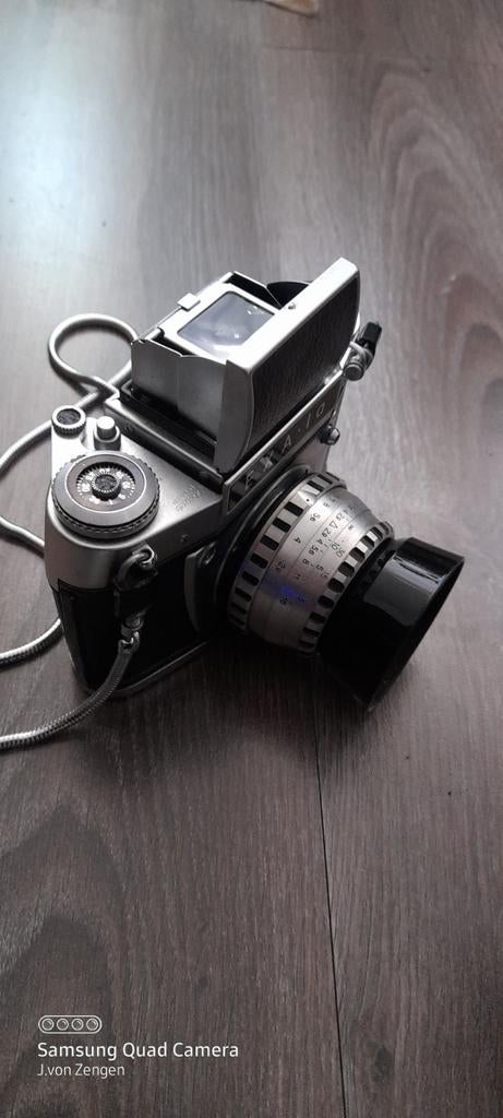 EXA-Ia Mechanische SLR-camera met lichtmeter en extra lens, Audio, Tv en Foto, Fotocamera's Analoog, Ophalen, Spiegelreflex, Overige Merken