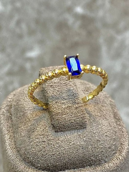 14k Gouden Ring, Nieuw, Ophalen of Verzenden, 17 tot 18, Dame