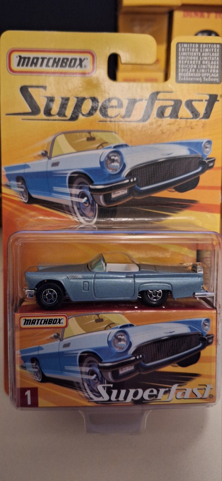 Matchbox Superfast Limited Edition Blauwe Auto, Ophalen of Verzenden, Nieuw, Auto