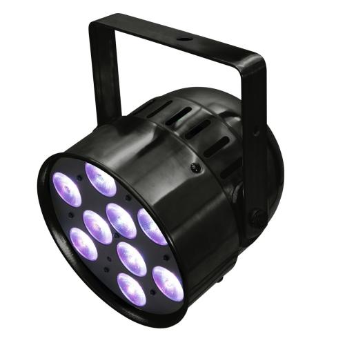 EUROLITE LED PAR-56 QCL Short Zwart, Geluidgestuurd, ., Nieuw, Ophalen of Verzenden