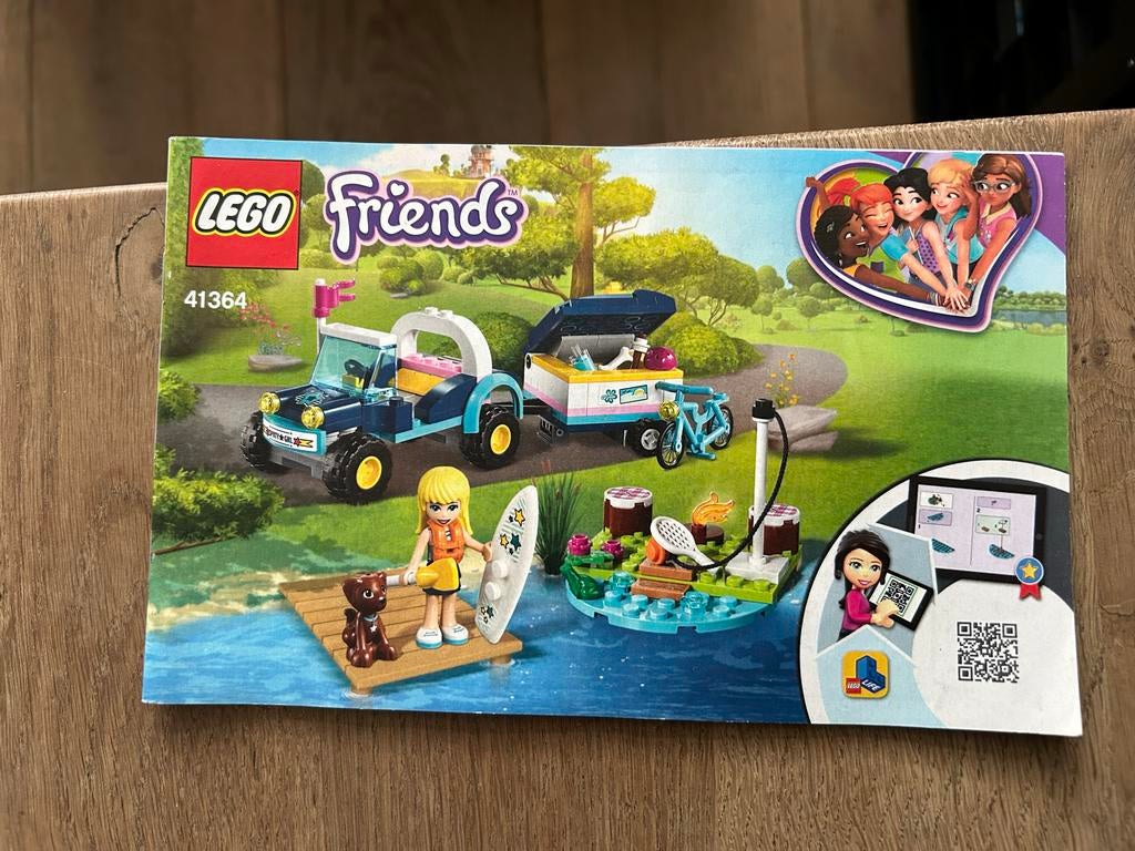 Lego Friends 41364 Stephanie's Buggy & Trailer, Ophalen of Verzenden, Zo goed als nieuw, Complete set, Lego