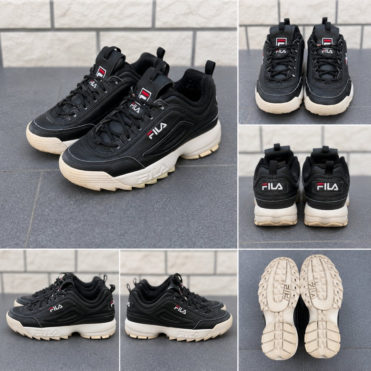 Fila sneakers, Kleding | Dames, Zwart, Ophalen of Verzenden, Sneakers of Gympen, Gedragen