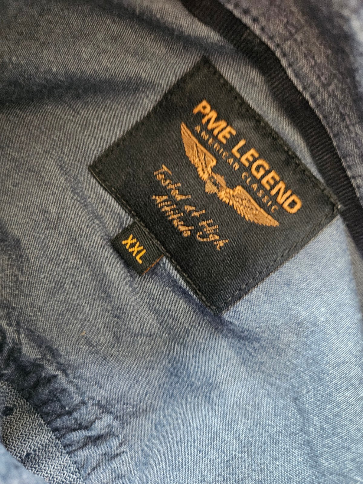 PME Legend overhemd – 2XL – Uitstekende staat denimblue, Kleding | Heren, Overhemden, Zo goed als nieuw, Overige halswijdtes, Pme Legend