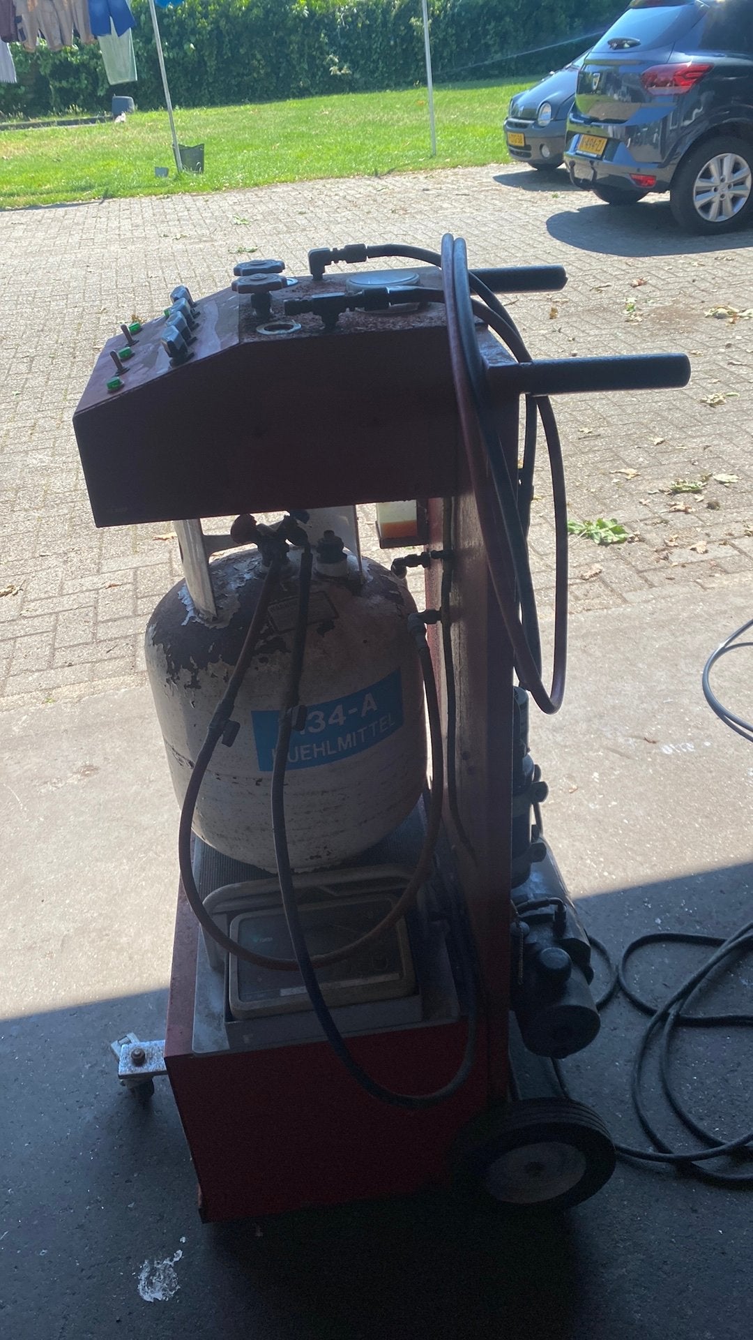 Airco vul machine, Ophalen of Verzenden, Zo goed als nieuw