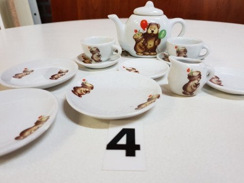 Mini servies nr. 4, met beren, 11-delig, Ophalen of Verzenden