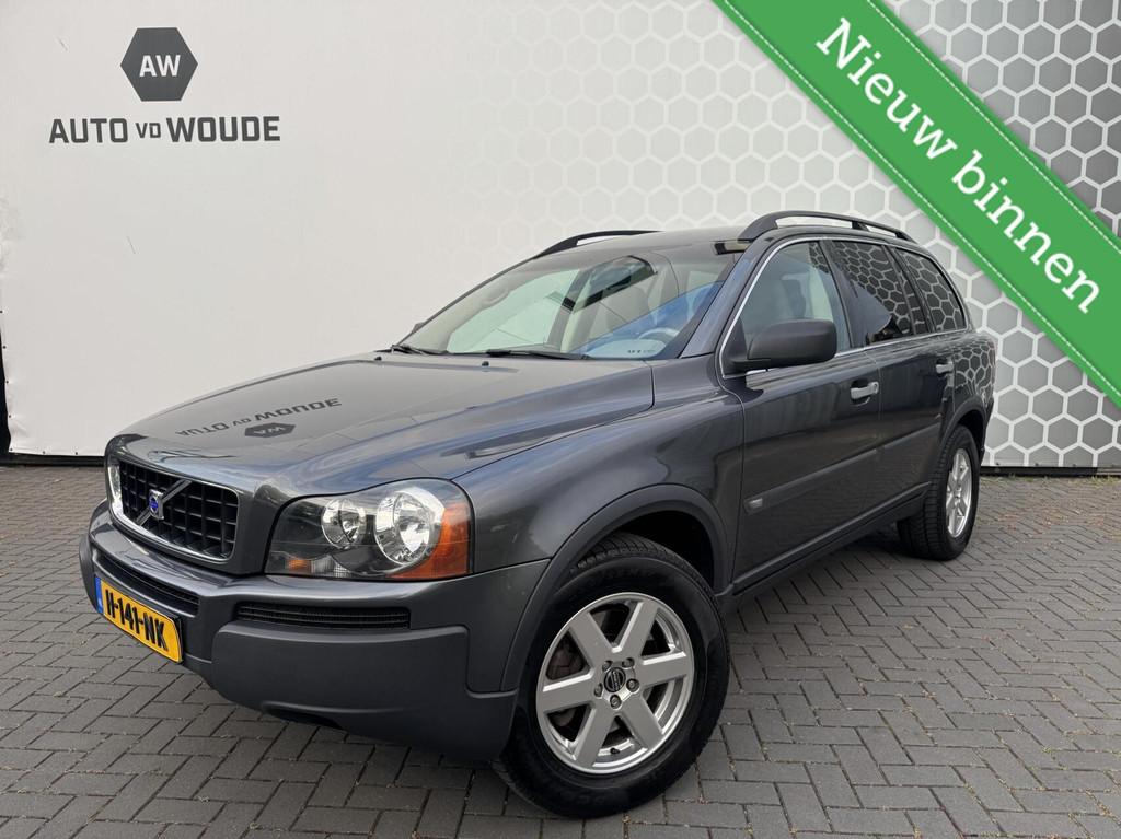 Volvo XC90 2.5 T Exclusive Trekhaak 210PK 7 persoons Airco, Auto's, Gebruikt, Beige, 2521 cc, Bedrijf