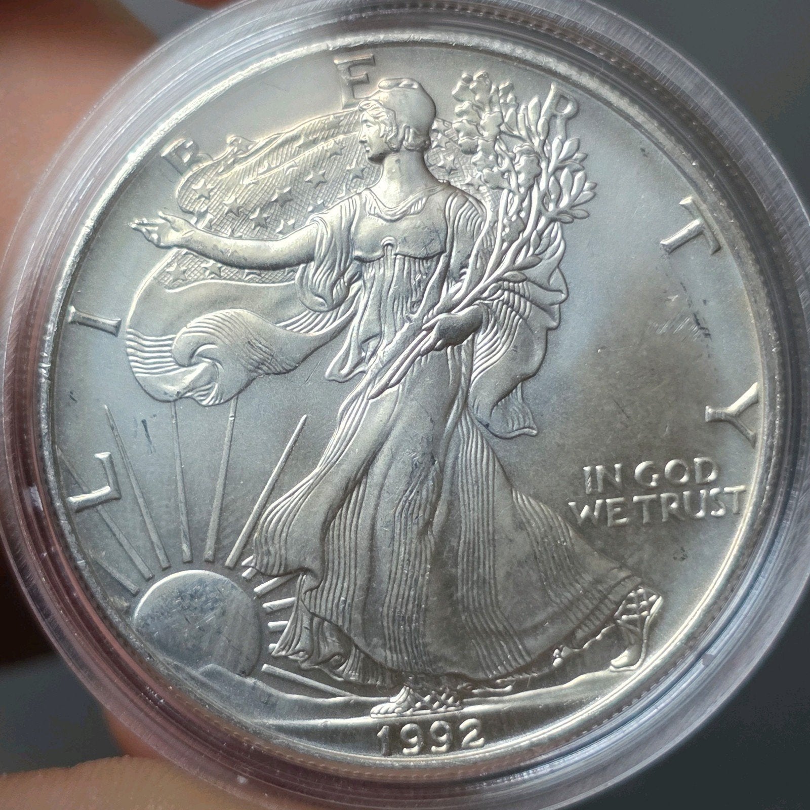 1oz eagle Amerika, Verzenden, Zilver