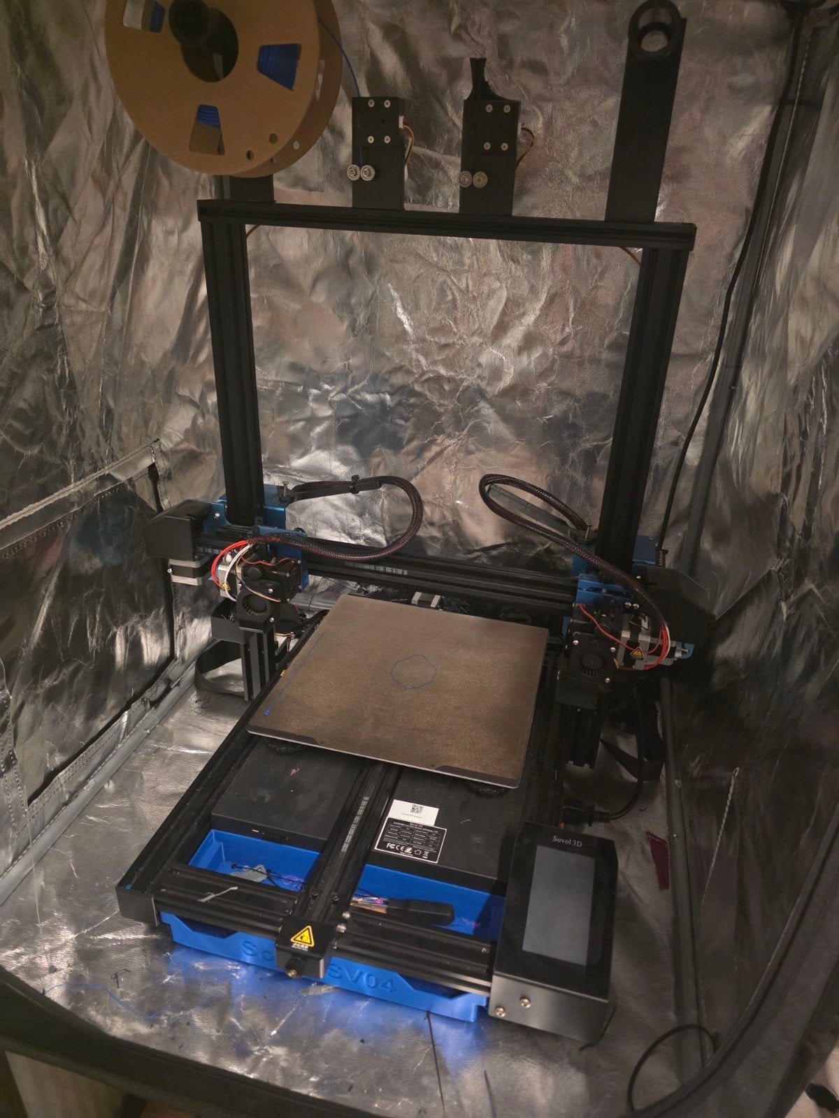 Sovol SV04 IDEX 3D-printer met behuizing, Computers en Software, 3D Printers, Gebruikt, Ophalen of Verzenden, Filament, Sovol