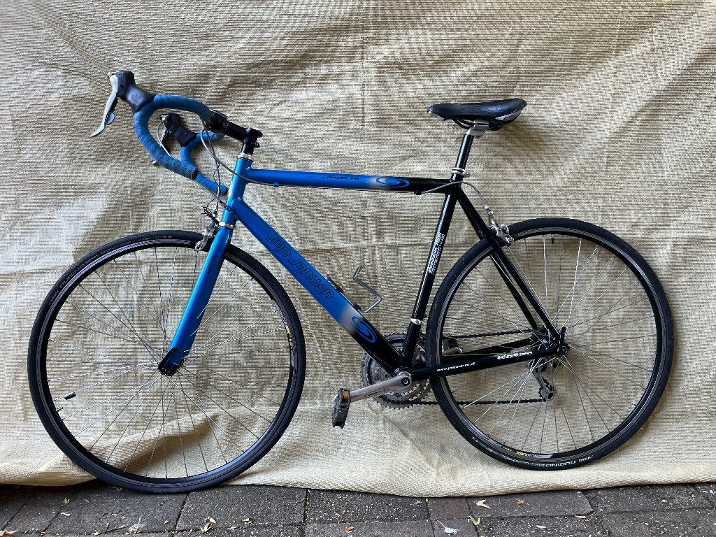 Jan Janssen Vuelta racefiets, Fietsen en Brommers, Fietsen | Racefietsen, Gebruikt, 26 inch, Velgrem, Aluminium