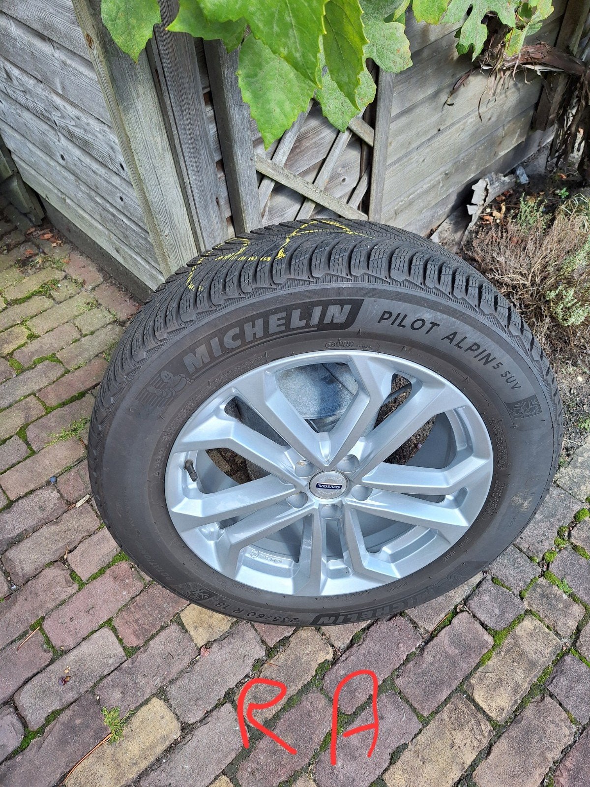 Volvo XC60 velgen met winterbanden Michelin, Auto-onderdelen, Ophalen, 18 inch, Gebruikt, Banden en Velgen