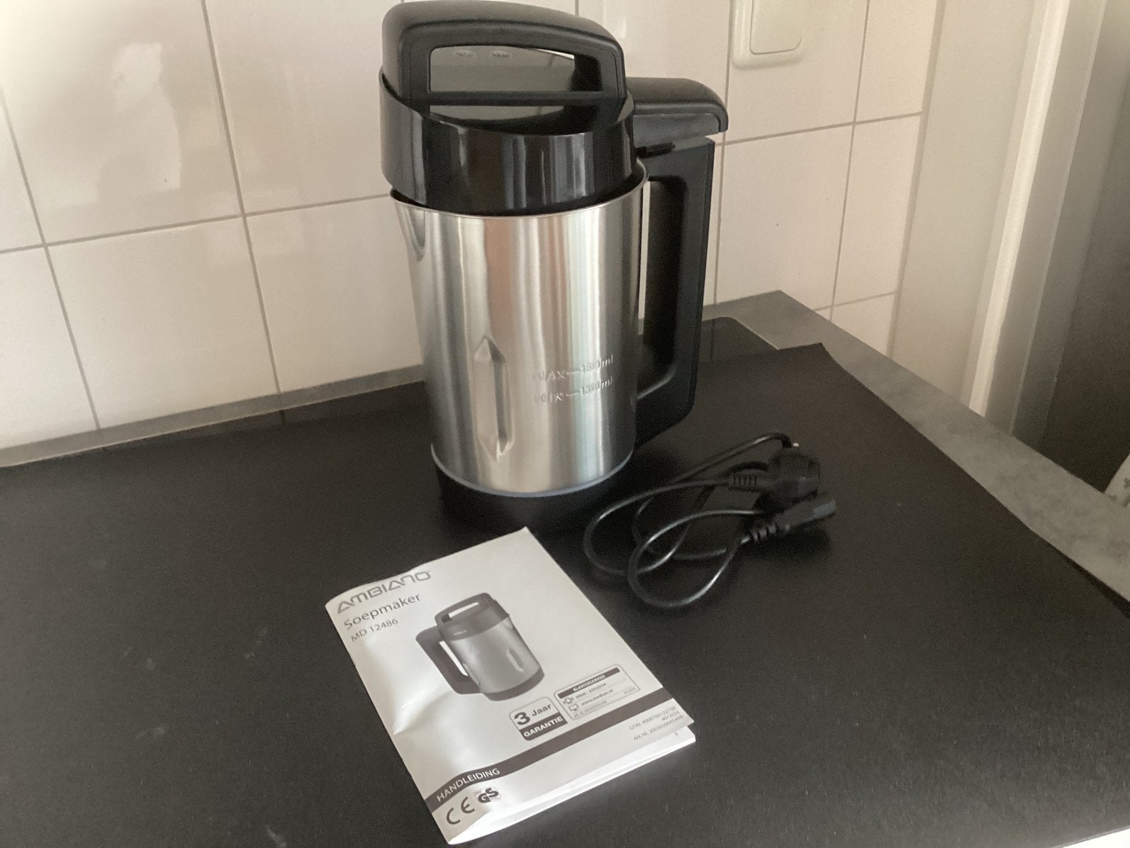 Soepmaker nieuw in doos, 4 liter of meer, Ophalen of Verzenden, Nieuw, 3 snelheden of meer