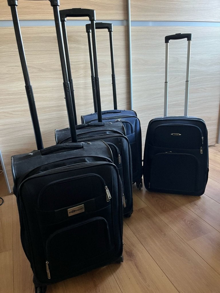 Handbagage koffer trolley 5 stuks, 50 tot 60 cm, Hard kunststof, Ophalen of Verzenden, Zo goed als nieuw