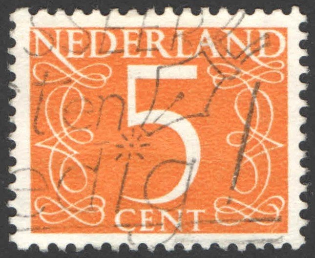 Nederland NVPH nr 465 gestempeld, Postzegels en Munten, Ophalen of Verzenden, Na 1940, Gestempeld