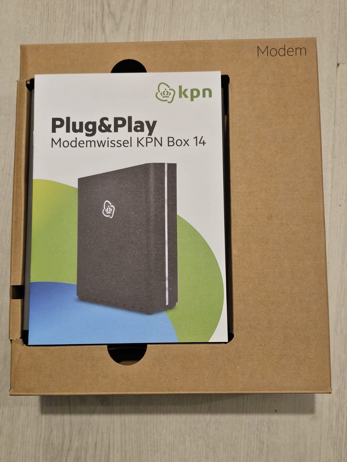 Nieuwe KPN Modem Box 14 - Plug & Play, Ophalen of Verzenden, Nieuw, Router met modem, Kpn