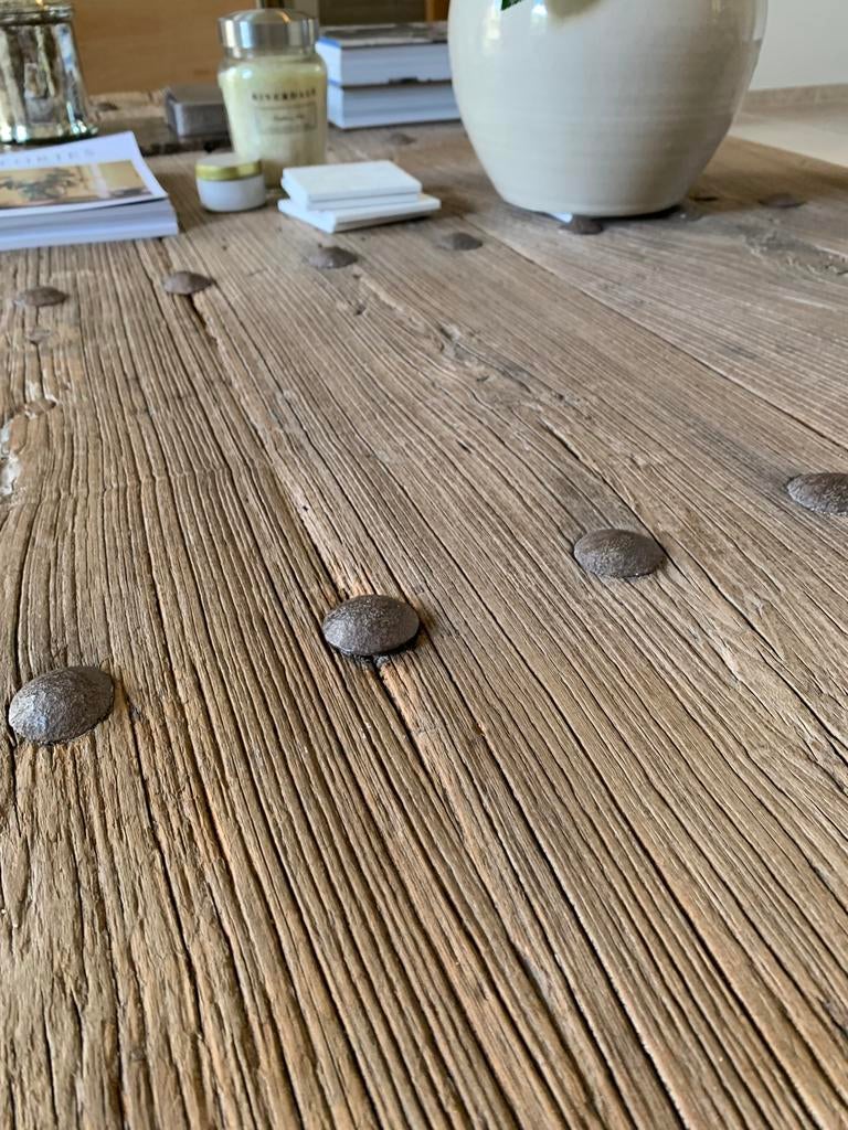 Spaanse Salontafel, Overige houtsoorten, 150 tot 200 cm, Minder dan 50 cm, Rechthoekig