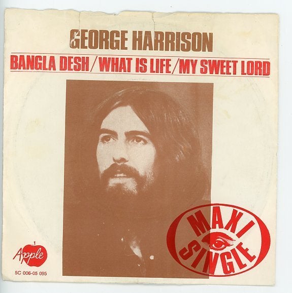 Top 40- Single van George Harrisson uit 1971 - stemra, Gebruikt, 7 inch, Ophalen of Verzenden, Beschermende buitenhoes
