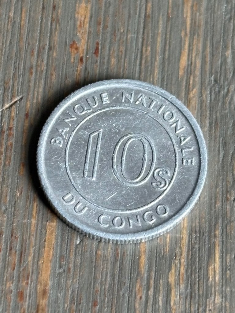 Dix Sengi 1967 Congo, Ophalen of Verzenden, Overige landen, Losse munt