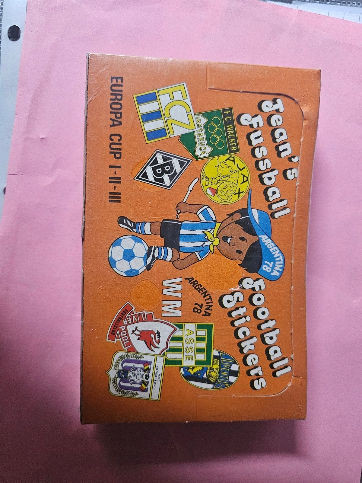 Jean's Fussball Football Stickers, Ophalen of Verzenden, Zo goed als nieuw, Buitenlandse clubs, Poster, Plaatje of Sticker