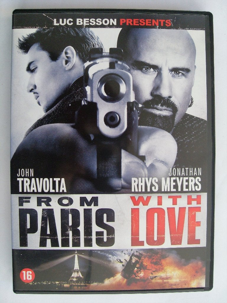 From Paris with Love (originele dvd) ohn Travolta, Engels, Vanaf 16 jaar, Nederlands, Actie