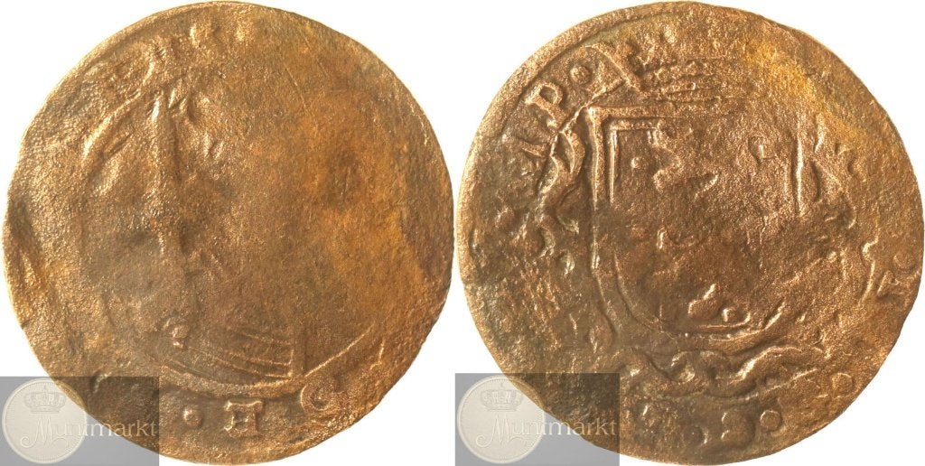 Reckheim - Oord z.j. (ca. 1640) 'Ferdinand', Postzegels en Munten, Munten | Nederland, Ophalen of Verzenden, Vóór koninkrijk, Overige waardes
