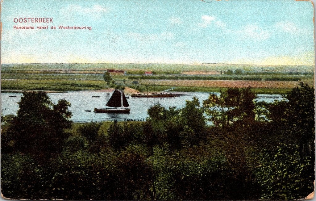 Oosterbeek - 12 antieke ansichtkaarten Briefkaart II, Verzenden, 1920 tot 1940, Gelopen, Gelderland