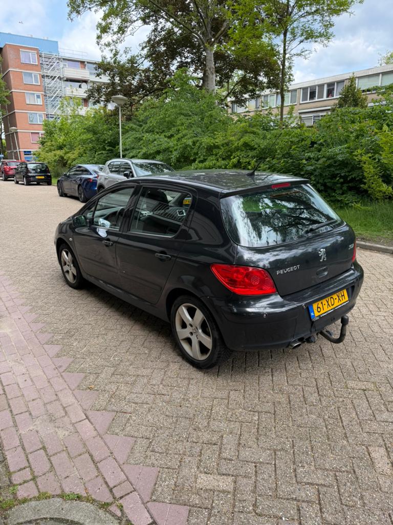 Peugeot 307 XSI 2.0 16V 5DR 2007 Zwart, 4 cilinders, Zwart, Origineel Nederlands, Handgeschakeld