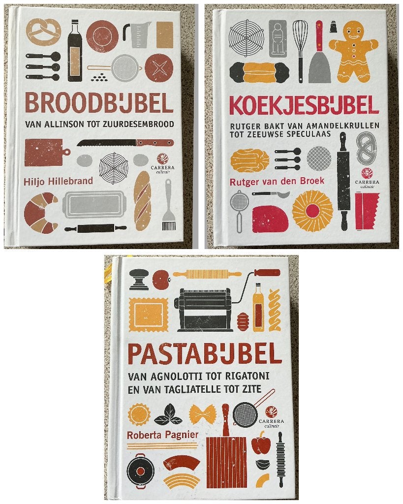 Broodbijbel / Koekjesbijbel / Pastabijbel (Hardcovers), Boeken, Hillebrand Broek Pagnier, Voorgerechten en Soepen, Ophalen of Verzenden