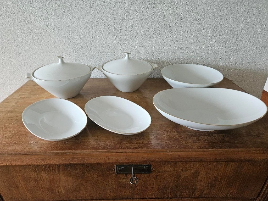 Servies Heinrich Selb Bavaria schalen, Antiek en Kunst, Antiek | Servies compleet, Ophalen