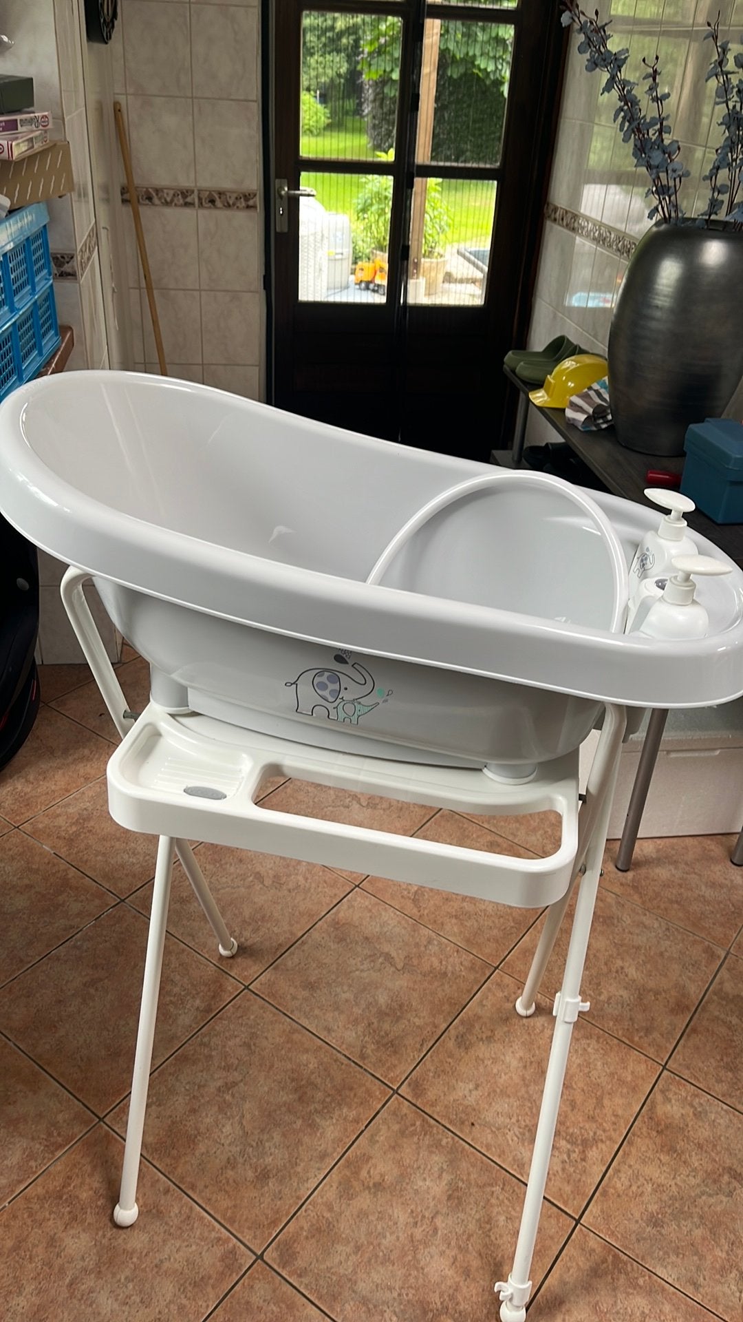 Bebe jou baby badje, Kinderen en Baby's, Badjes en Verzorging, Ophalen, Gebruikt, Badje, Bébé-jou