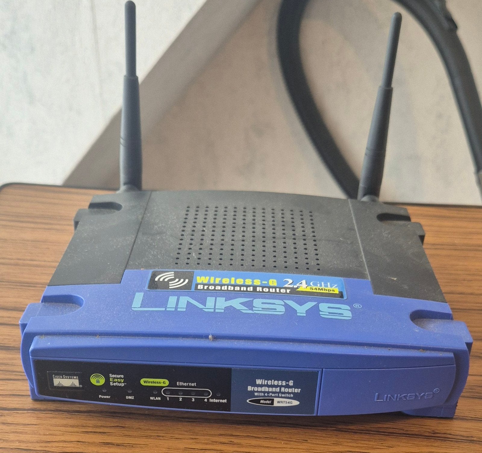 Linksys Wireless-G 2.4GHz Breedband Router WRT54G, Ophalen of Verzenden, Gebruikt, Router, Linksys