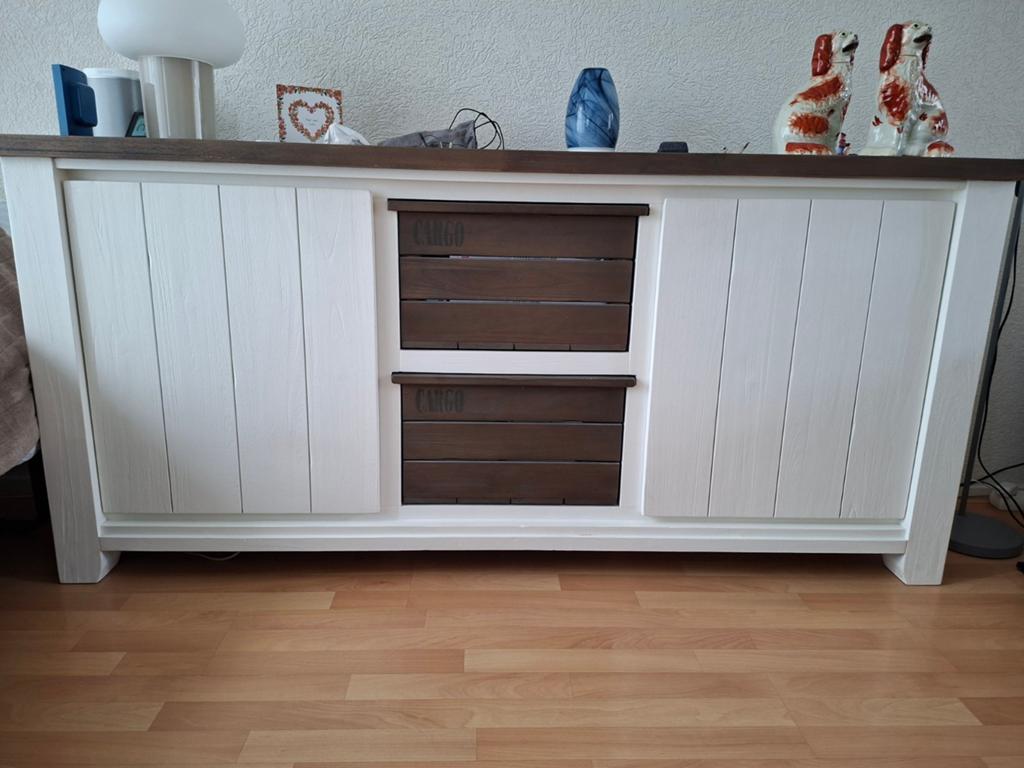 Henders & Hazel Dressoir met Omkeerbare Lades, Gebruikt, 150 tot 200 cm, Ophalen of Verzenden, 25 tot 50 cm