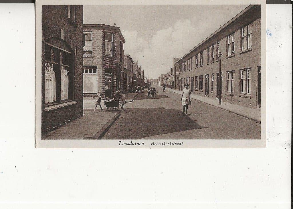 Loosduinen Heemskerkstraat met Kinderwagen A Klitzsch, Verzamelen, Ophalen of Verzenden, 1920 tot 1940, Ongelopen, Zuid-Holland