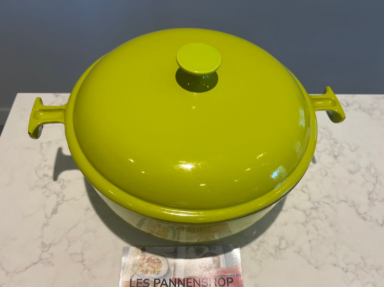 Le Creuset La Mama Cocotte Ø29 cm Mintgroen, Le Creuset, Ophalen of Verzenden, Zo goed als nieuw, Le Creuset