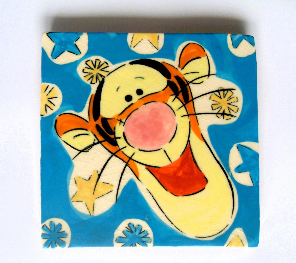 Winnie De Poeh Teigetje Tegel Pannenonderzetter Disney Store, Verzamelen, Disney, Ophalen of Verzenden, Winnie de Poeh of vrienden